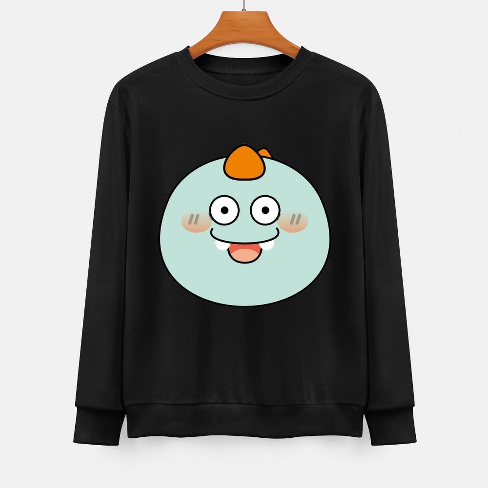 Front Patterned Long Sleeve TopSport Neat